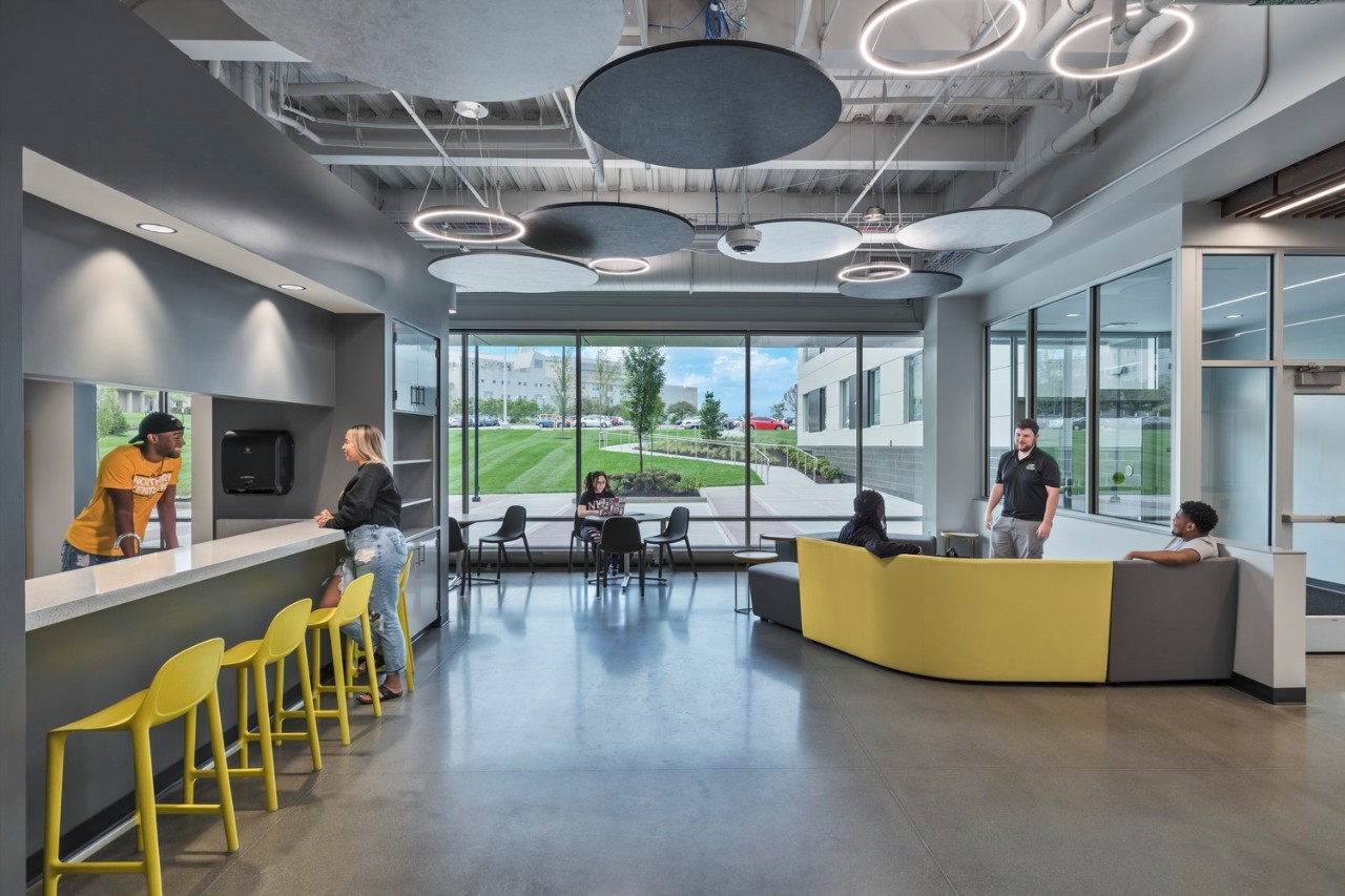 Main lobby of New Residence Hall