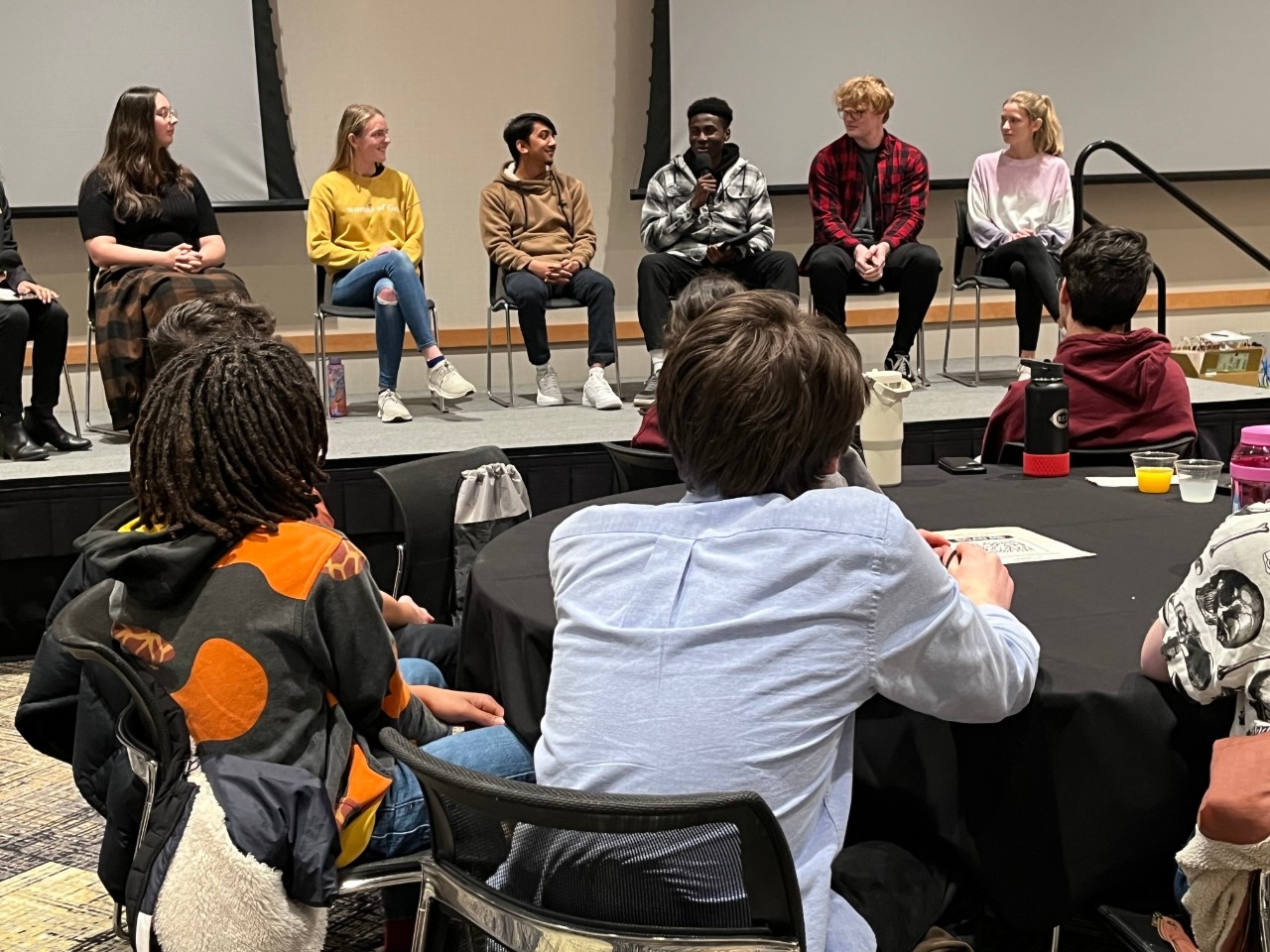 STEM and Health Professions majors share their NKU experiences with teens during High School STEM+H Day STEM and Health Professions majors share their NKU experiences with teens during High School STEM+H Day