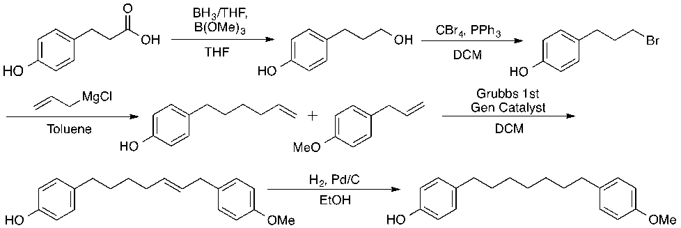 Organic Reaction Scheme diagram