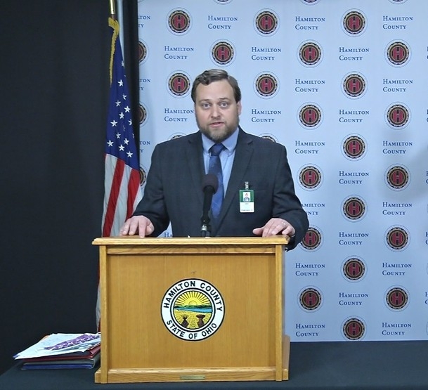 Greg Kesterman at the podium