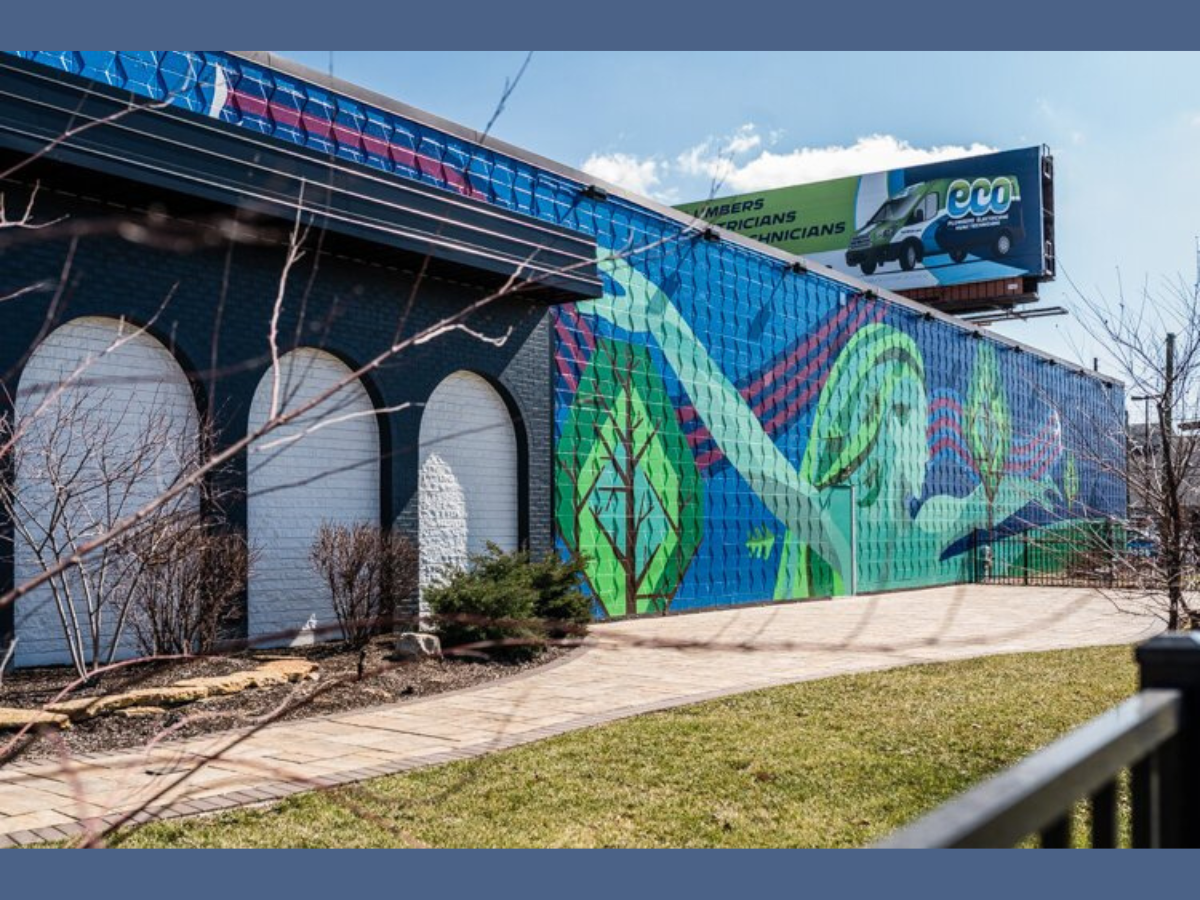 Mural on wall