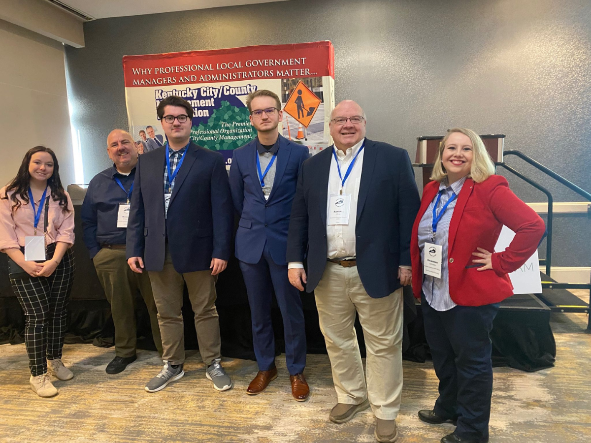 Mallory with group from conference