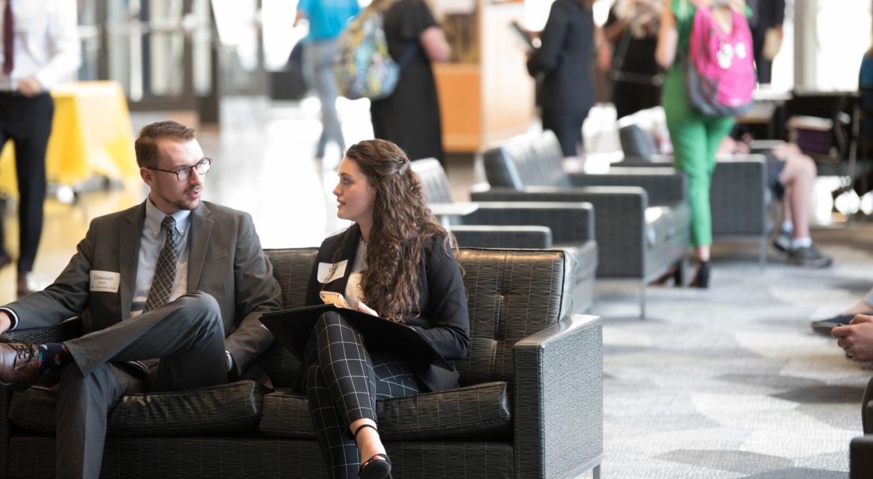 Students attending Career Fair 